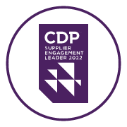 Ícone do status de líder de comprometimento de fornecedores pelo CDP