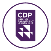 Icône de statut de leader de l’engagement des fournisseurs CDP (Carbon Disclosure Project)